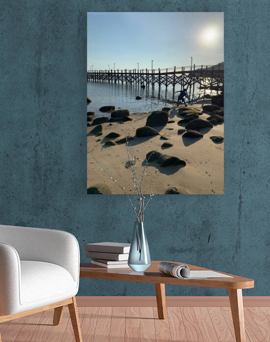 Rock Throwing by the Bamboo Bridge by Jimmy Roy Photos