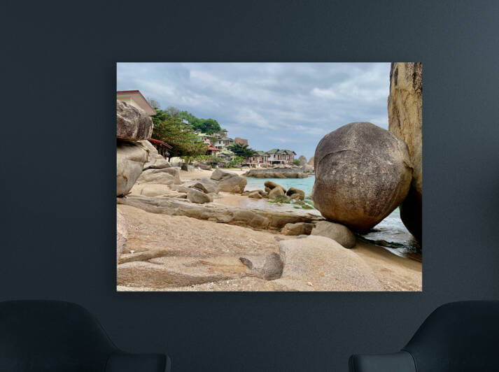 Big Rock on the Beach by Jimmy Roy Photos