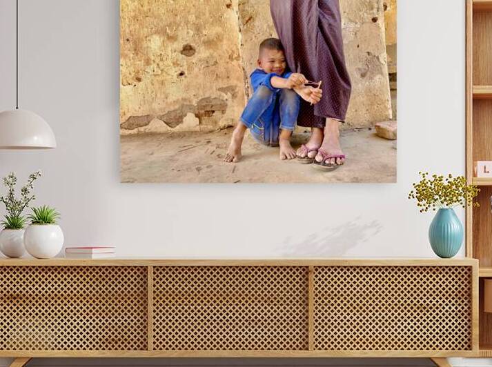 Myanmar Boy with Sling Shot by Jimmy Roy Photos