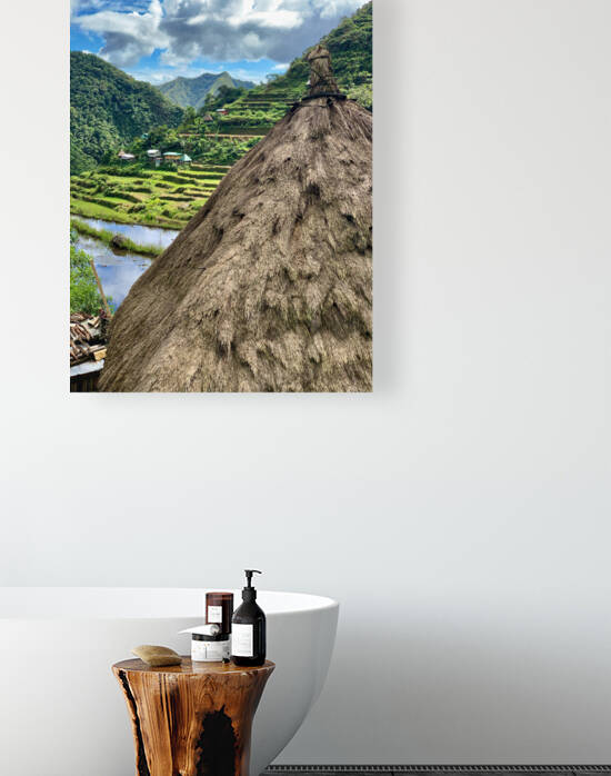 Rice Valley behind the Roof by Jimmy Roy Photos
