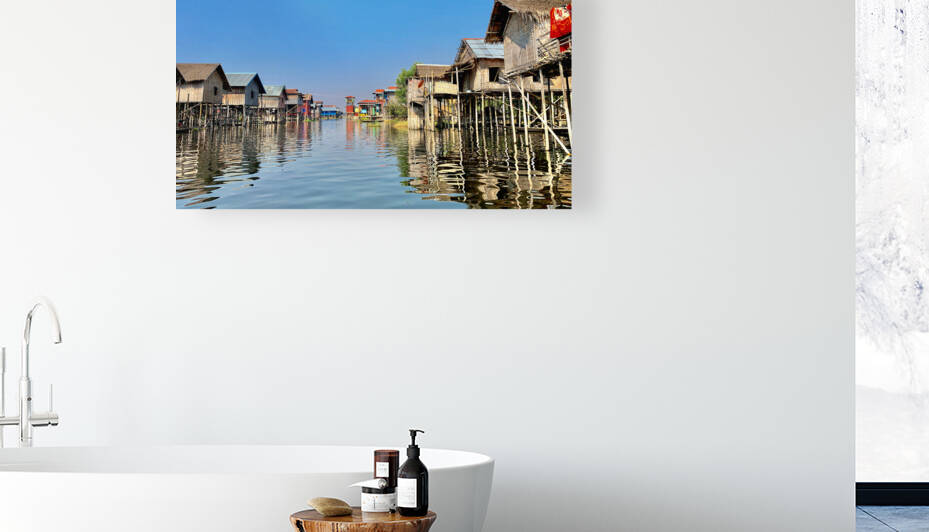 Inle Lake Reflections 4 by Jimmy Roy Photos