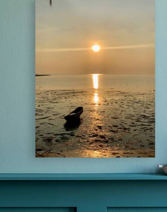 Lonely Boat at the Sunset by Jimmy Roy Photos