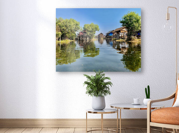 Inle Lake Reflections 3 by Jimmy Roy Photos