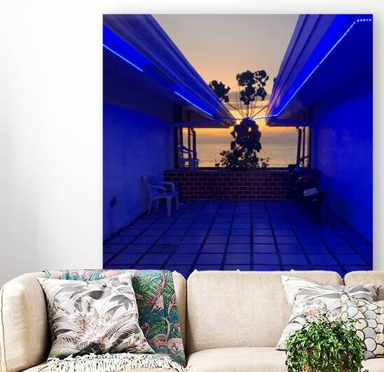 Blue Neon Sunset by Jimmy Roy Photos