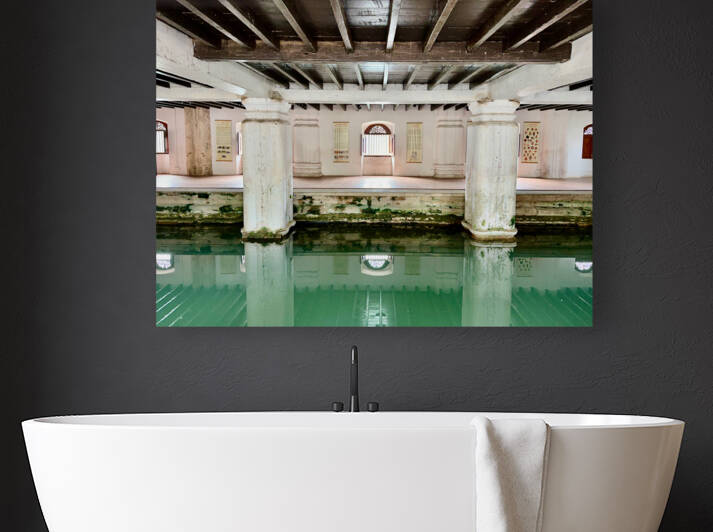 Ulupen Geya Kandy Lake Inside Reflection by Jimmy Roy Photos