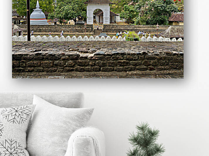 Temple Half Wall by Jimmy Roy Photos