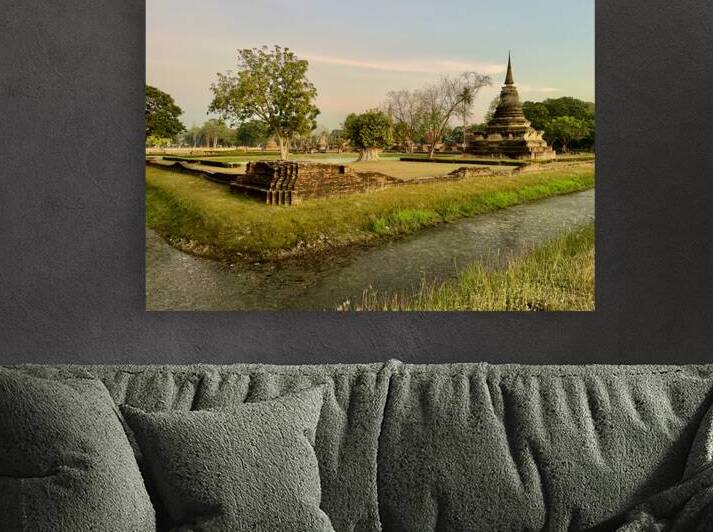 Temple by the Stream by Jimmy Roy Photos