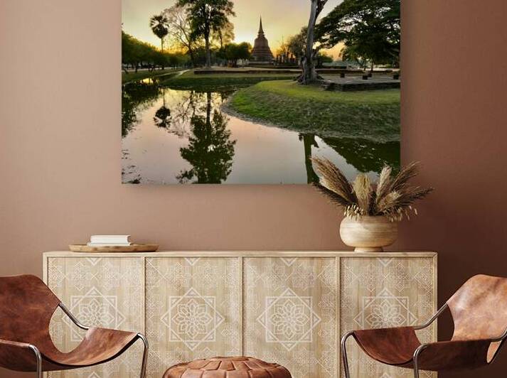 Sunset at the Temple by Jimmy Roy Photos