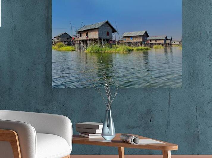 Inle Lake Houses by Jimmy Roy Photos