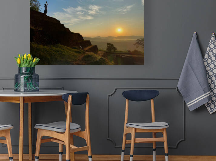 Sunrise on Top of Sigiriya Sri Lanka 2 by Jimmy Roy Photos