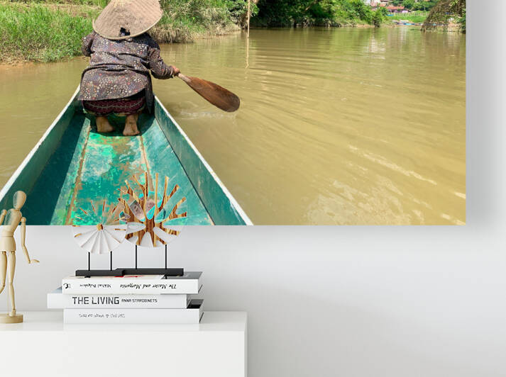 Lady Paddling by Jimmy Roy Photos