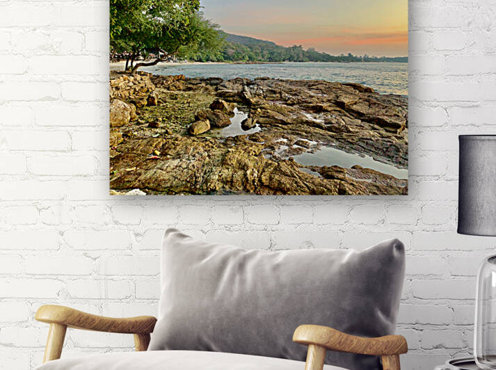 Rocky Beach at Sunset by Jimmy Roy Photos