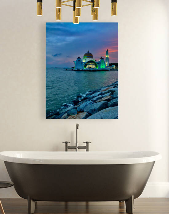 Masjid Selat Mosque in Melaka 3 by Jimmy Roy Photos