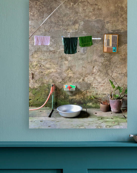 Bathroom Wall by Jimmy Roy Photos