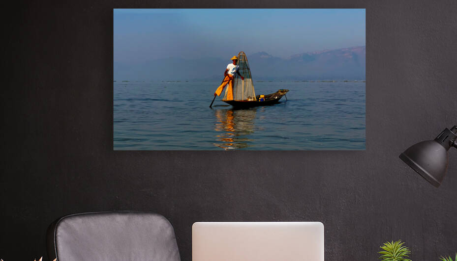 Inle Lake Fisherman 3 in Myanmar by Jimmy Roy Photos