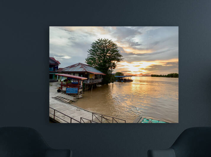 Don Det Sunset Laos by Jimmy Roy Photos