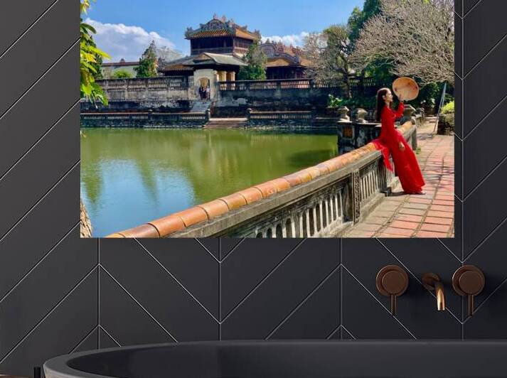 The Lady in Red Vietnam by Jimmy Roy Photos