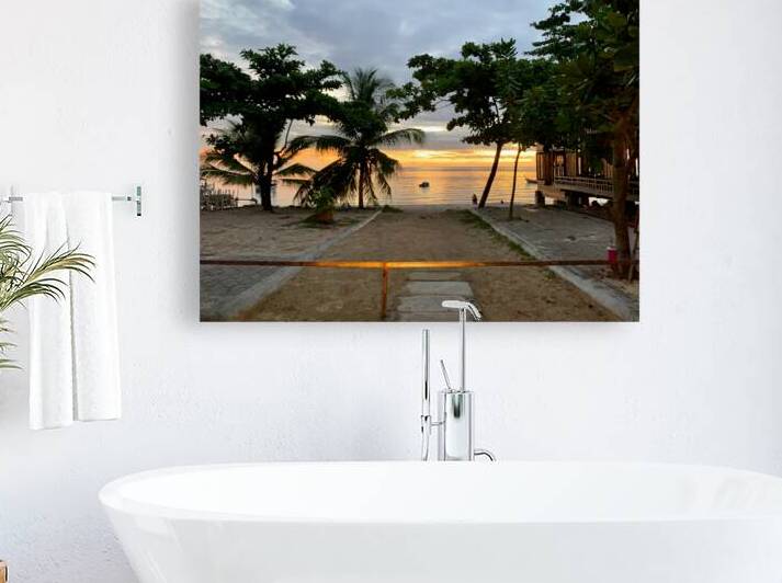 Sunset Between the Palm Trees by Jimmy Roy Photos