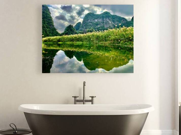 Ninh Binh Reflections Vietnam 1 by Jimmy Roy Photos