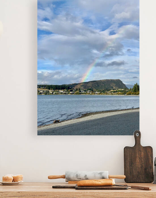 The Rainbow over the Hill by Jimmy Roy Photos