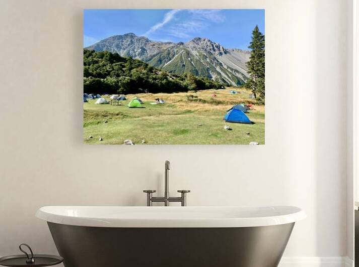 Camping at Mount Cook New Zealand by Jimmy Roy Photos