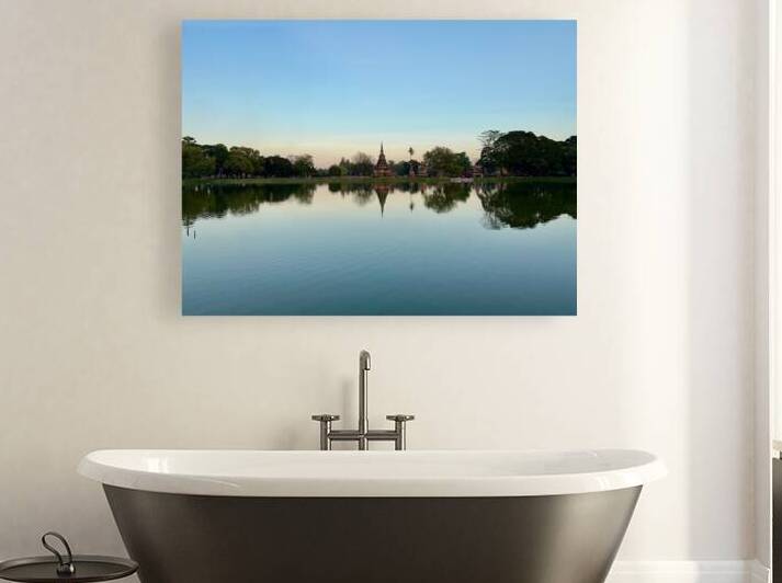 Temple Reflections 2 by Jimmy Roy Photos