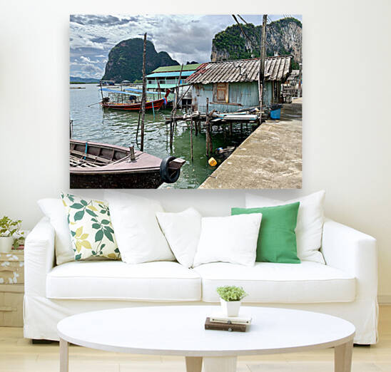 Koh Panyee Floating Village Thailand 2 by Jimmy Roy Photos