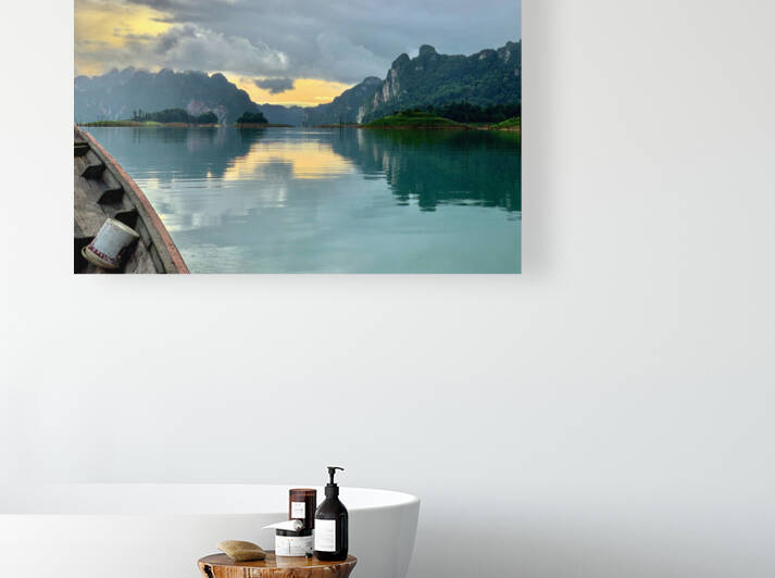 Reflections on the Lake in Khao Sok Thailand 1 by Jimmy Roy Photos