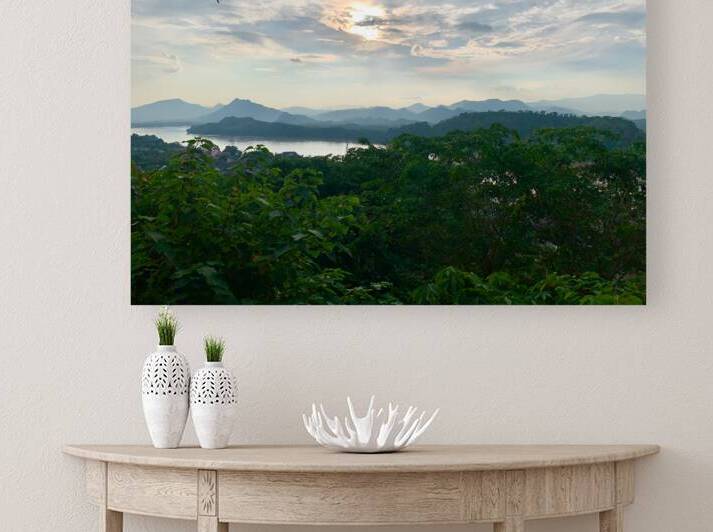 Sunset in Luang Prabang Laos by Jimmy Roy Photos