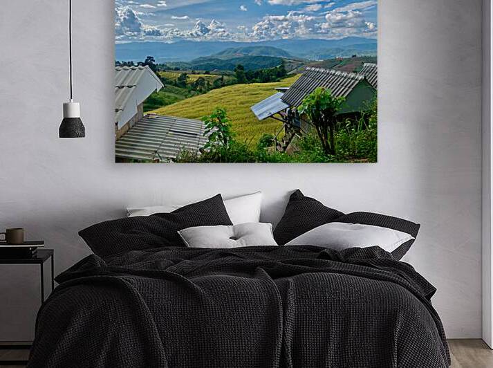 Village in the Rice Fields by Jimmy Roy Photos