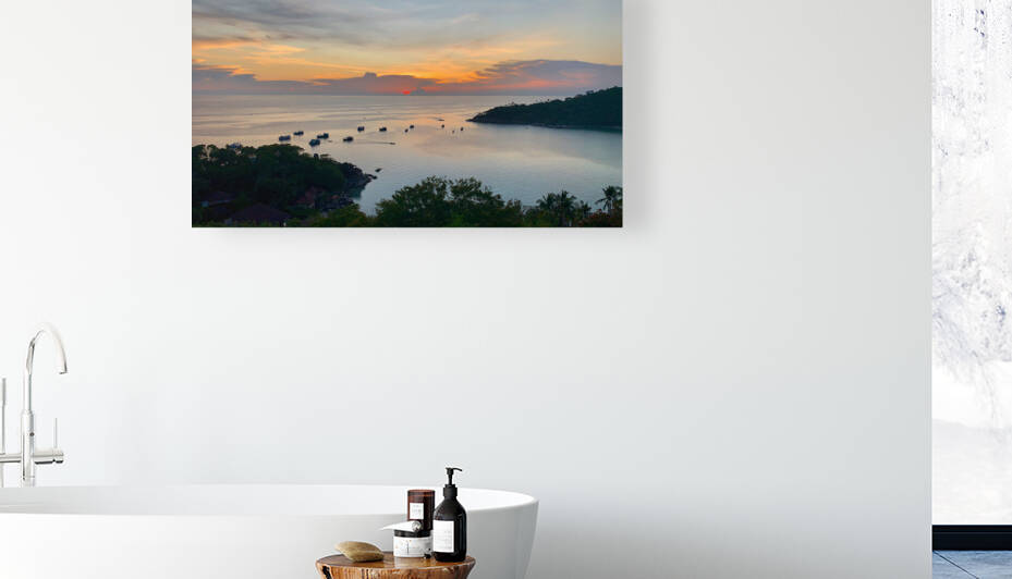 Sunset in Chalok Bay Koh Tao Thailand by Jimmy Roy Photos