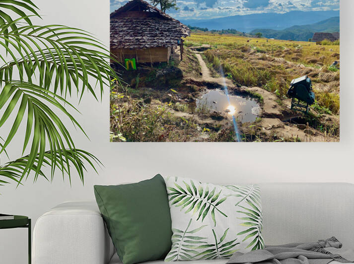 Sun Reflecting in the Puddle by Jimmy Roy Photos