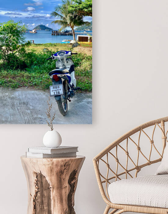 Koh Nang Yuan and Motorbike by Jimmy Roy Photos