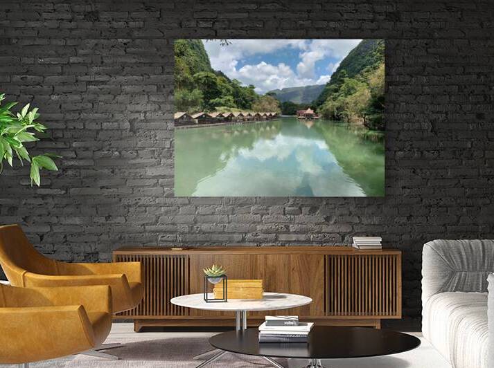 Bungalows on the Water in the Valley by Jimmy Roy Photos