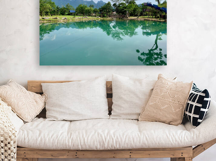 Blue Lagoons Laos by Jimmy Roy Photos