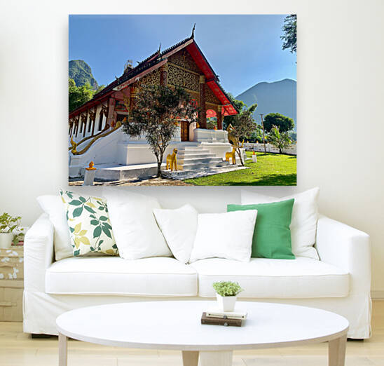 Beautiful Buddhist Temple in Muang Ngoy Laos by Jimmy Roy Photos