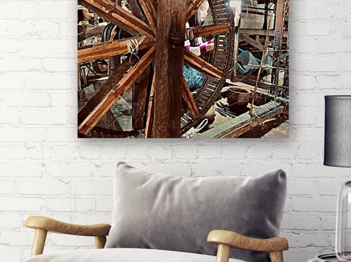 Wheel Loom Artisan Myanmar by Jimmy Roy Photos