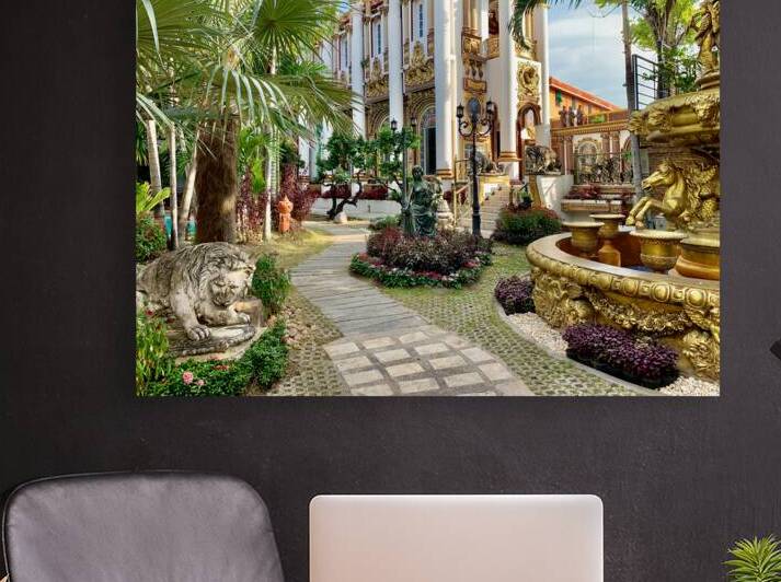 Beautiful Thai Temple Garden by Jimmy Roy Photos