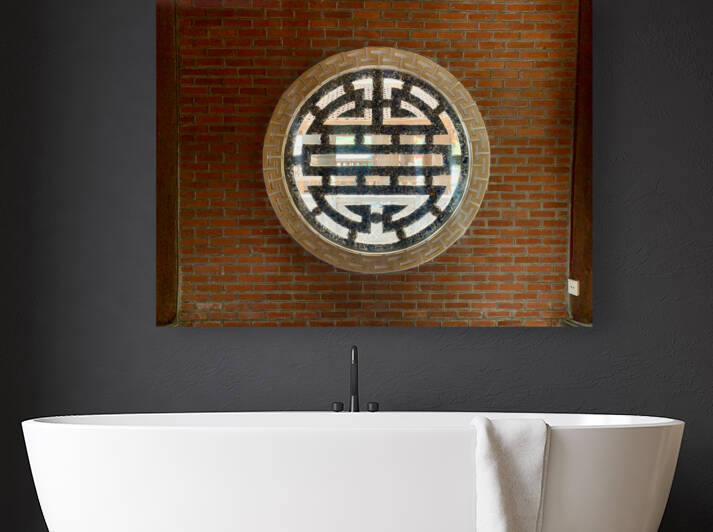 Brickwall with Temple Window by Jimmy Roy Photos