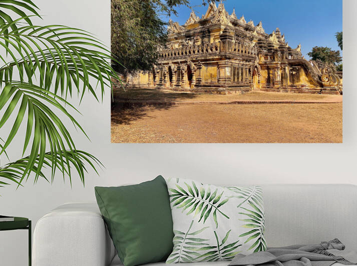 Me Nu Brick Monastery Myanmar by Jimmy Roy Photos