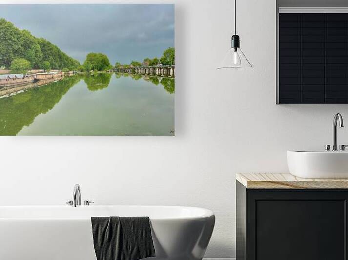 River Reflections in Srinagar by Jimmy Roy Photos