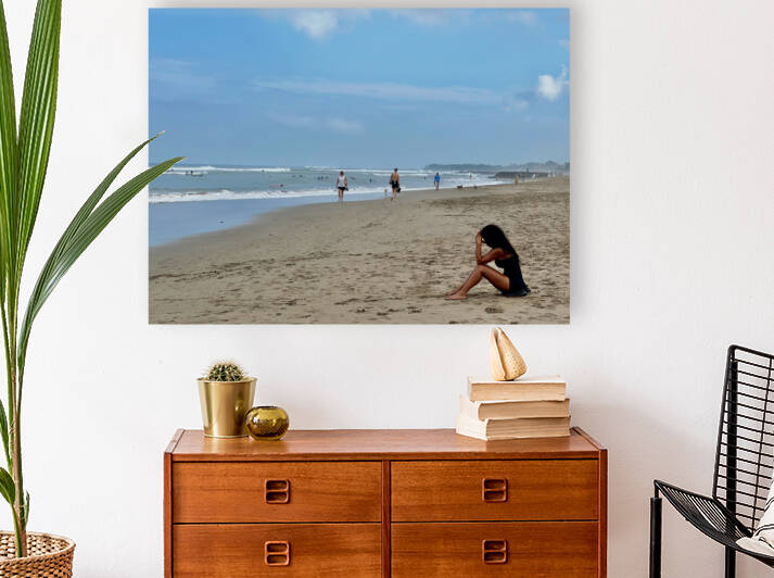 Thinking on the Beach by Jimmy Roy Photos