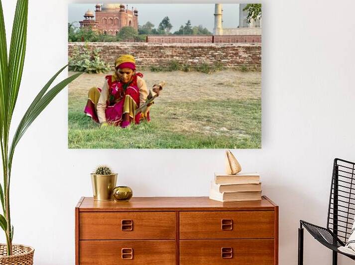 Lady working the Ground by Jimmy Roy Photos