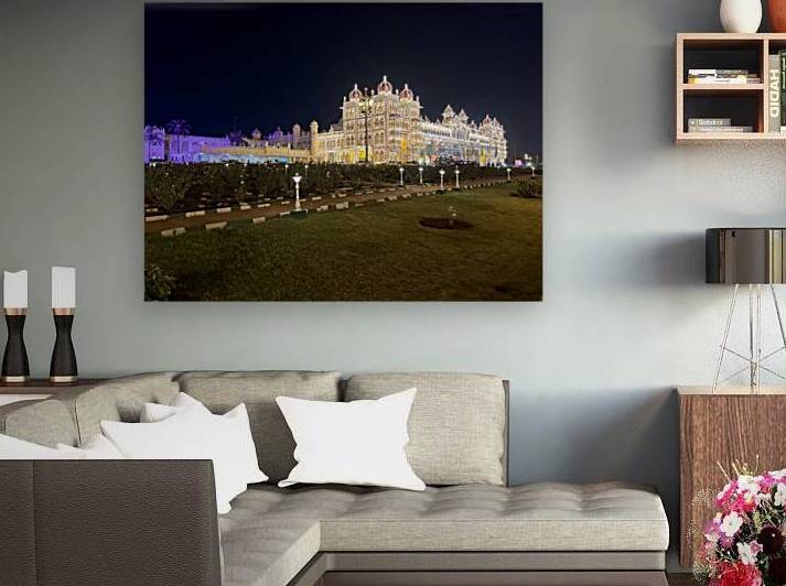 Mysore Palace at Night 2 by Jimmy Roy Photos