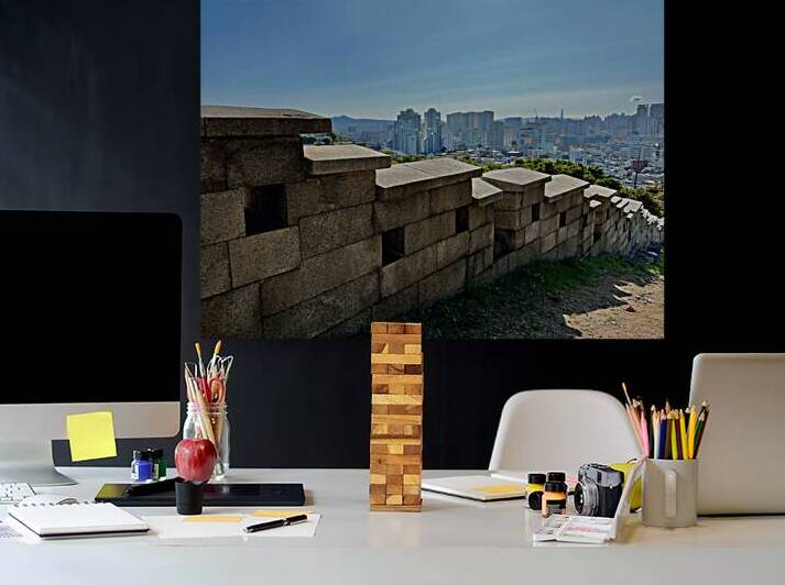 City View Behind the Wall Seoul South Korea 1 by Jimmy Roy Photos