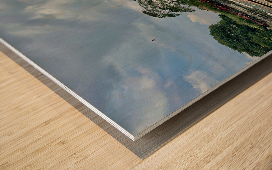 Lotus Tower 1 Wood print