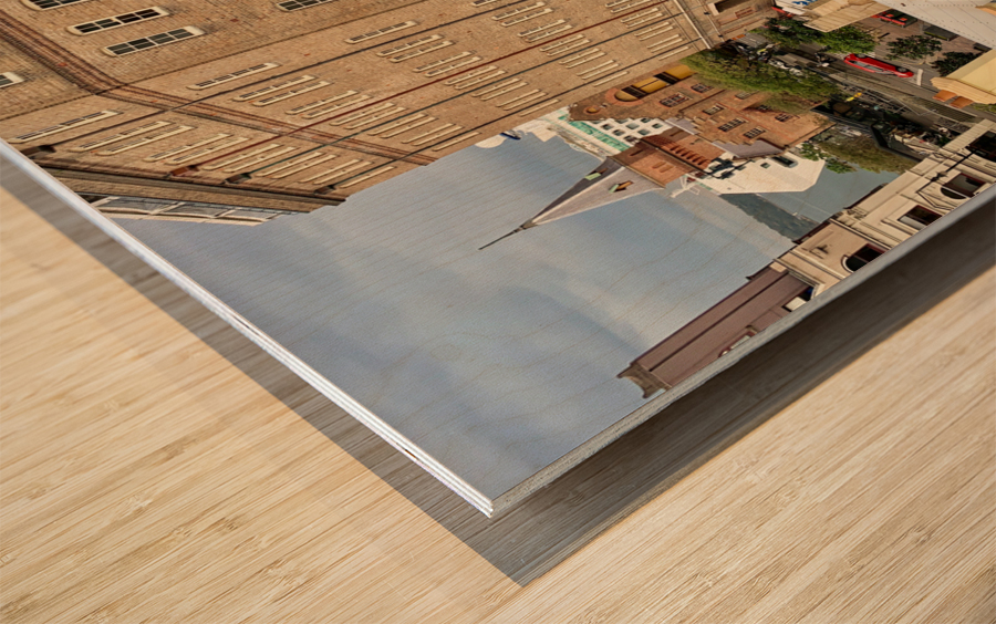 Market Street Wood print