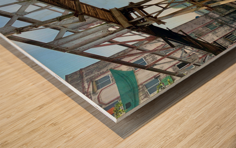 The Railroad Wood print