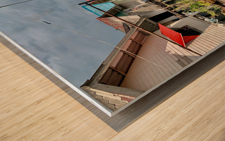 You re Sleeping Outside Tonight Wood print