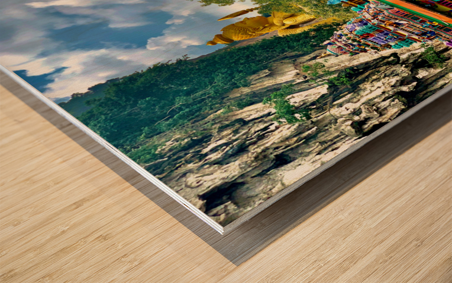 Batu Caves Wood print